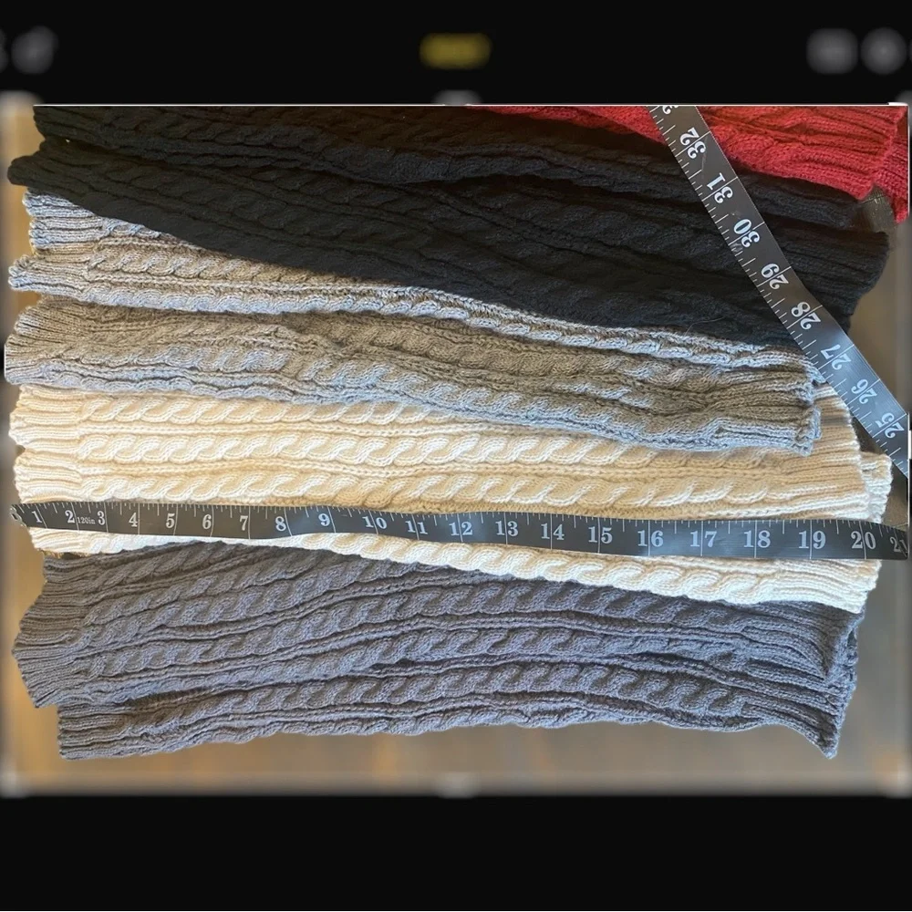 🌟🌟BACK IN STOCK!!🌟🌟20” Cable Knit Tall Leg Warmers